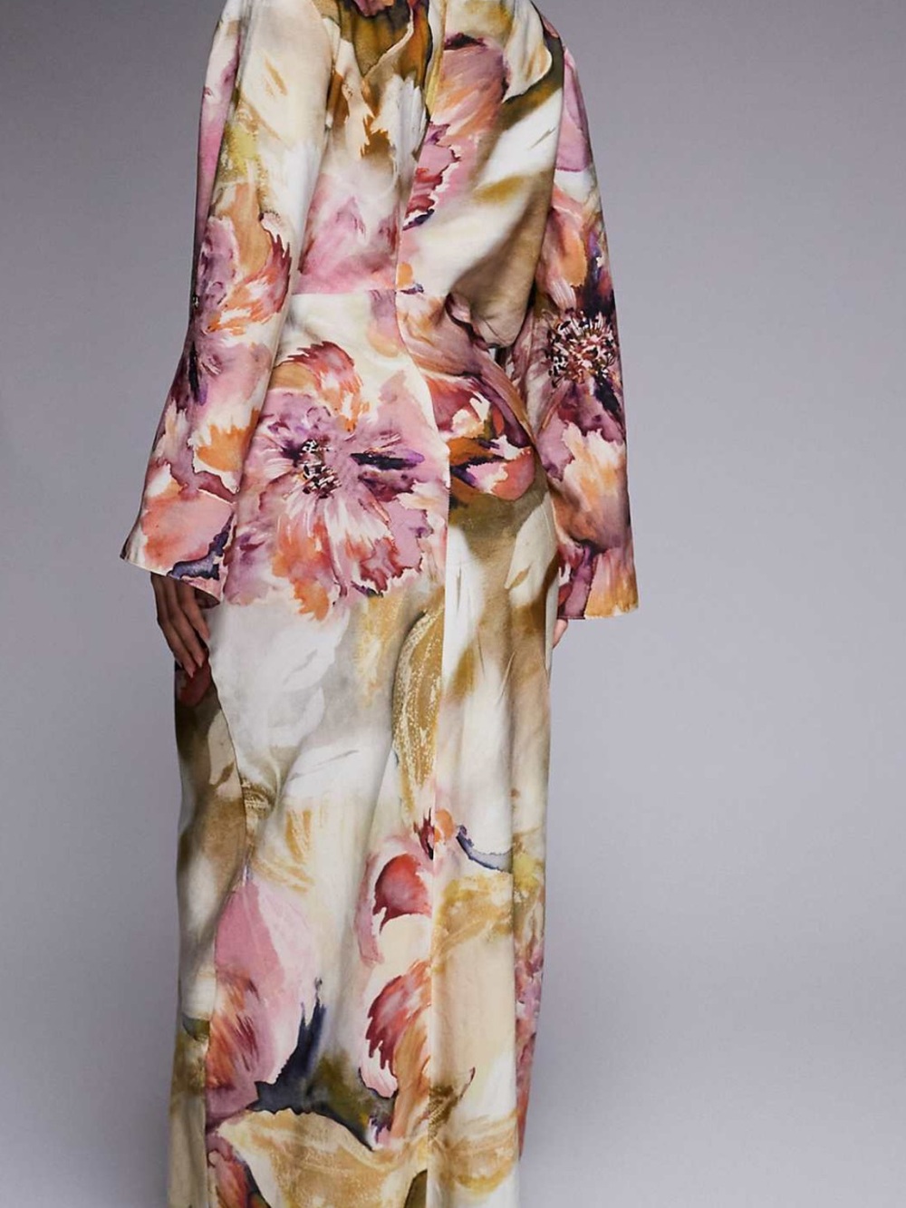 ASOS FLORAL MAXI DRESS - Picture 2 of 2